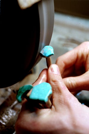 Natural turquoise.