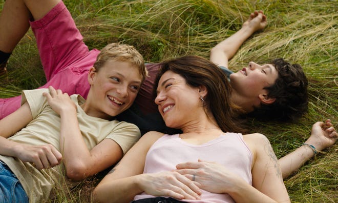 Eden Dambrine, left, Émilie Dequenne and Gustav De Waele in a scene from "Close," which premiered at last year's Cannes Film Festival.