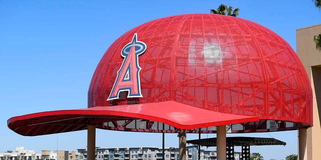 Angel Stadium April 24, 2020 in Anaheim, Calif.