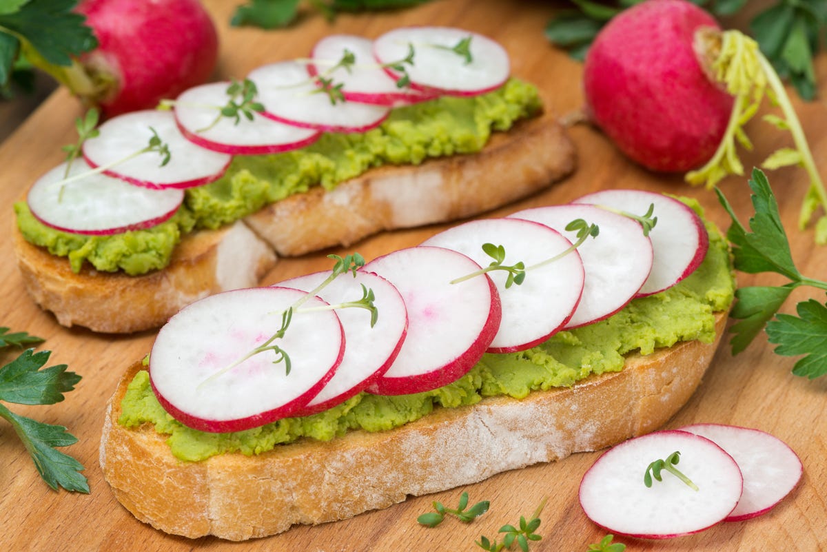 overloaded avocado toast