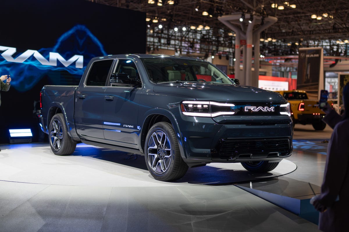 2025 Ram 1500 REV Tungsten at NY Auto Show