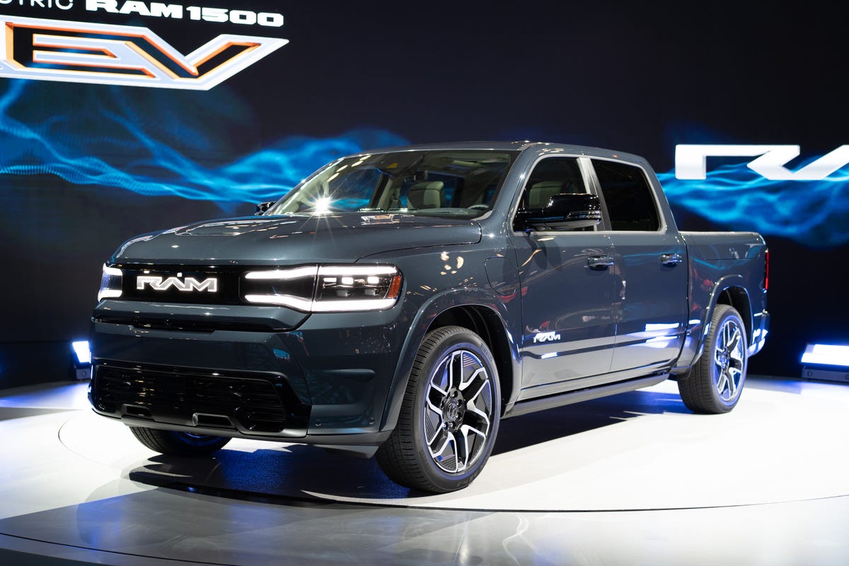 2025 Ram 1500 REV Tungsten at NY Auto Show