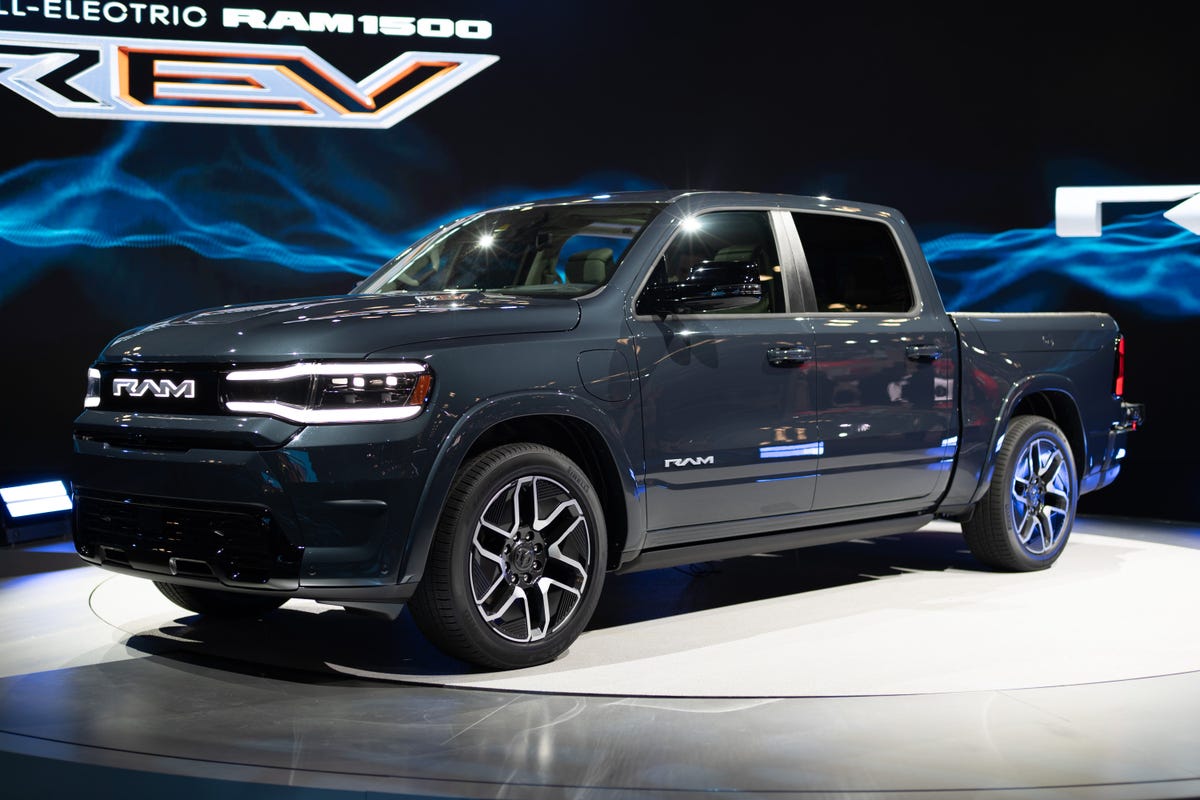 2025 Ram 1500 REV Tungsten at NY Auto Show