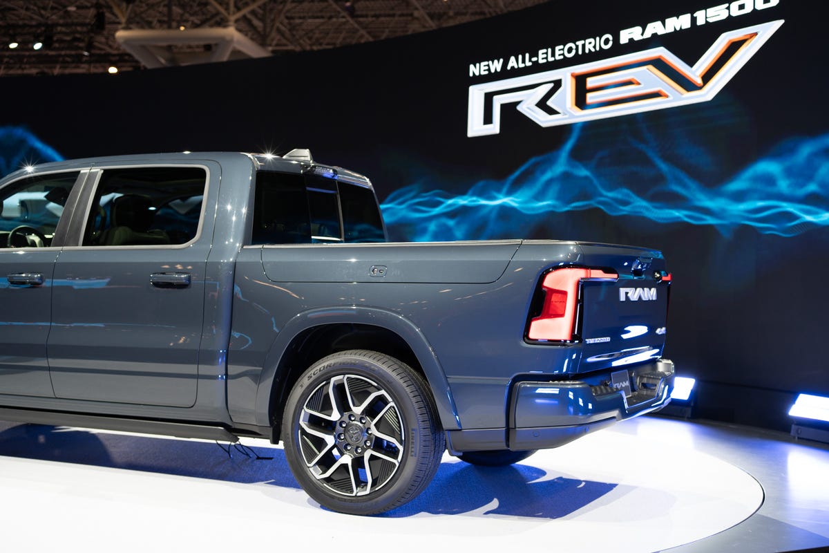 2025 Ram 1500 REV Tungsten at NY Auto Show