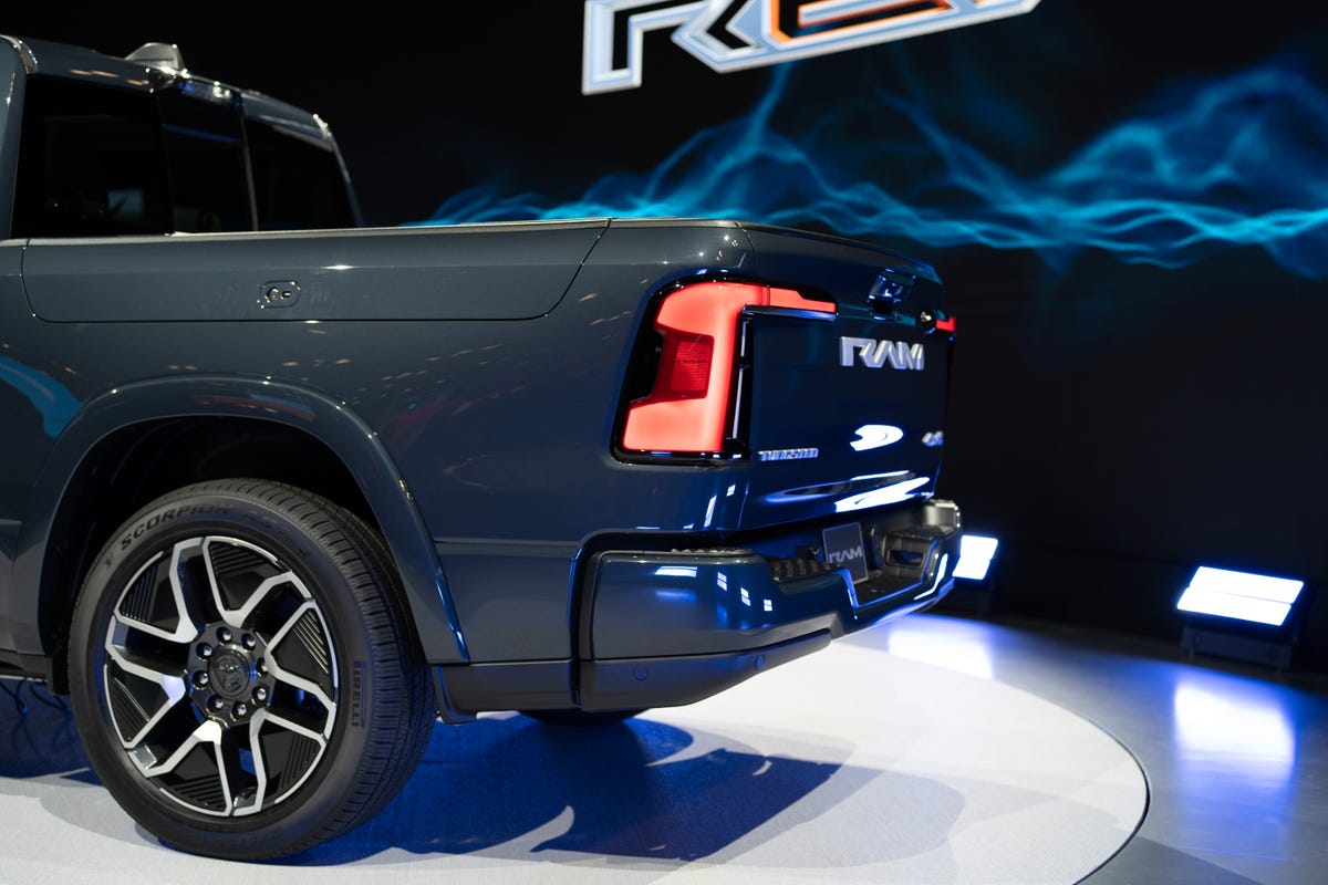 2025 Ram 1500 REV Tungsten at NY Auto Show