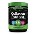 Container of Orgain Collagen Peptides