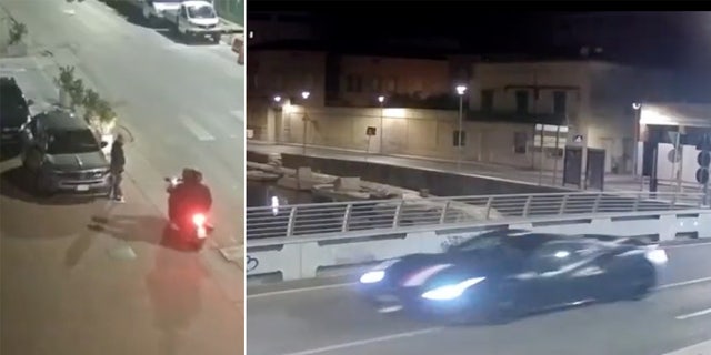 Police in Italy released new footage of a 2022 robbery that shows Formula One driver Charles Leclerc chasing after two suspects that stole his watch. Four people were arrested Tuesday.