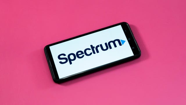 Spectrum logo on a phone screen