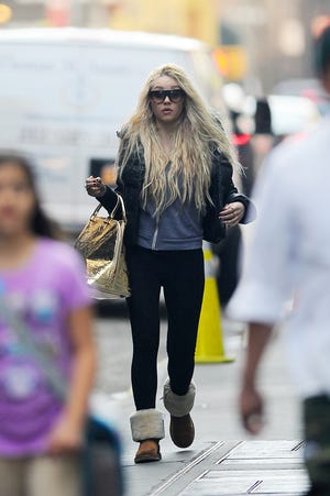 Amanda Bynes is photographed on April 9, 2013 in New York City.