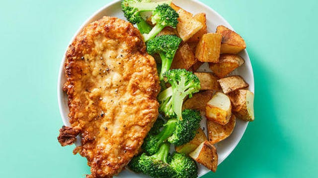 plated dinner from dinnerly meal delivery service