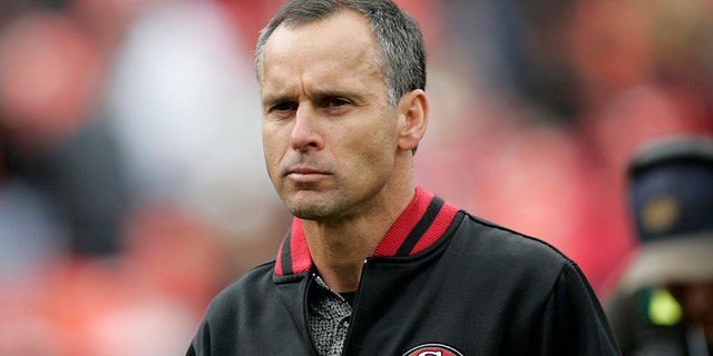 49ers head coach Mike Nolan on the sidelines as the Arizona Cardinals defeated the San Francisco 49ers by a score of 17 to 10 at Monster Park, San Francisco, California, December 4, 2005.