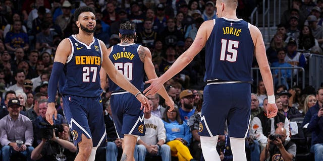 Jamal Murray and Nikola Jokic