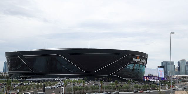 A view of Allegiant Stadium