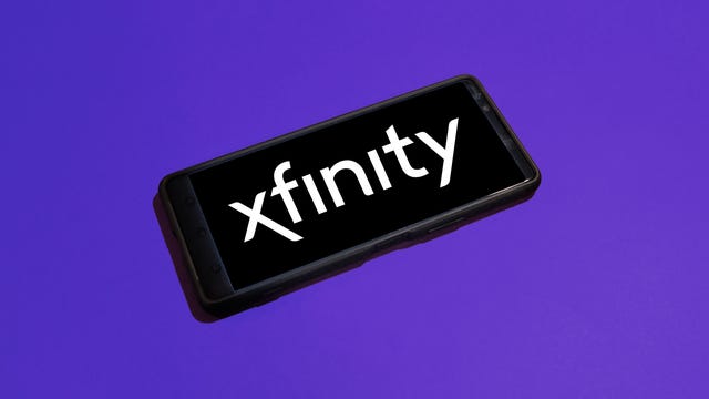 Xfinity logo on a phone