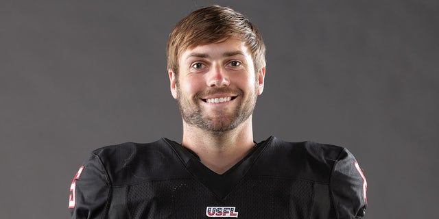 Josh Pederson of the Houston Gamblers on March 31, 2023 in Memphis, Tennessee.